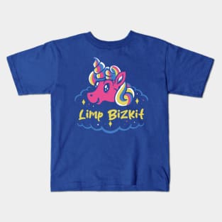 limp and the naughty unicorn Kids T-Shirt